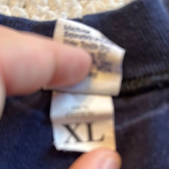 Rare Vintage Dark Blue and Yellow Alpha Tau Omega Sorority Tee - Picture 3 of 6